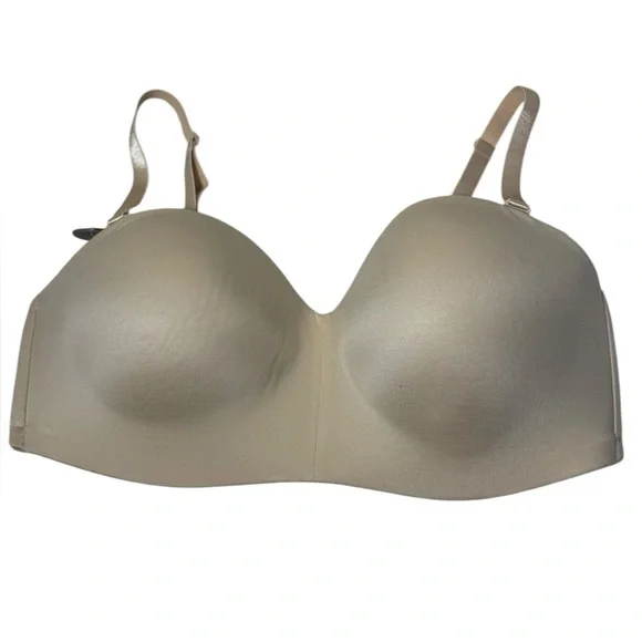 Wacoal Staying Power Wire Free Strapless Convertible Bra Sand Sz 38C 854372 NEW - Picture 14 of 14